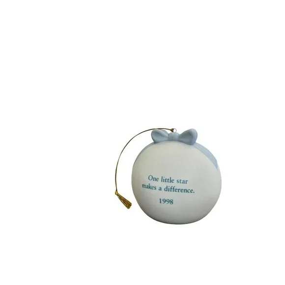 1998 Disney Pooh Piglet Christmas Ornament One Little Star Makes a Difference - Picture 5 of 11